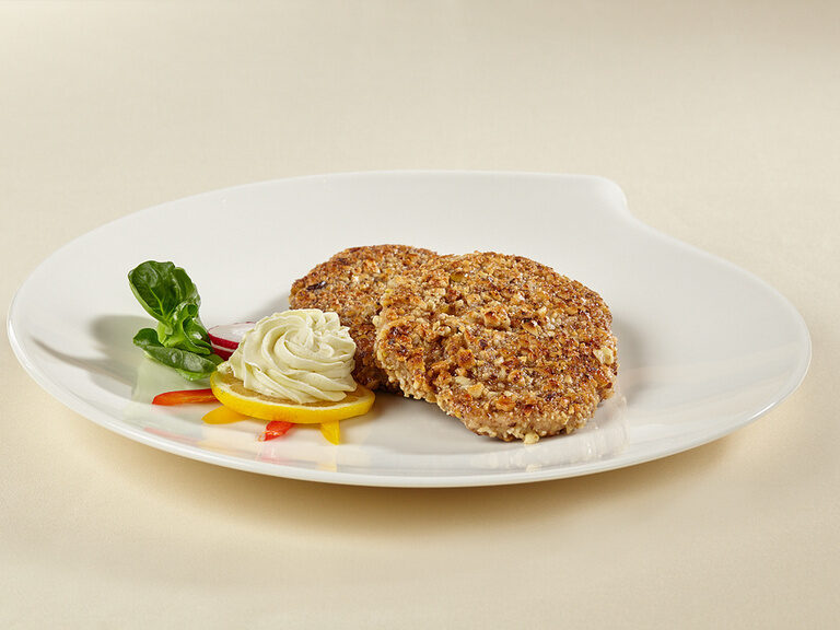 Nussschnitzel mit Zitronenbutter