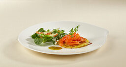 gebeizte Lachsforelle auf Rösti