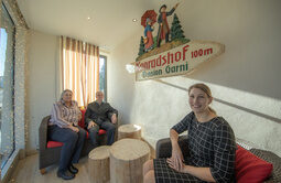 Familie Sackmann im Windfang
