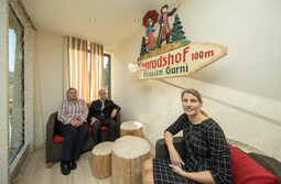 Familie Sackmann im Windfang