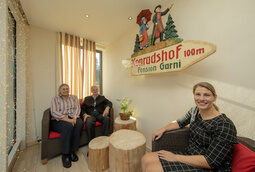 Familie Sackmann im Windfang